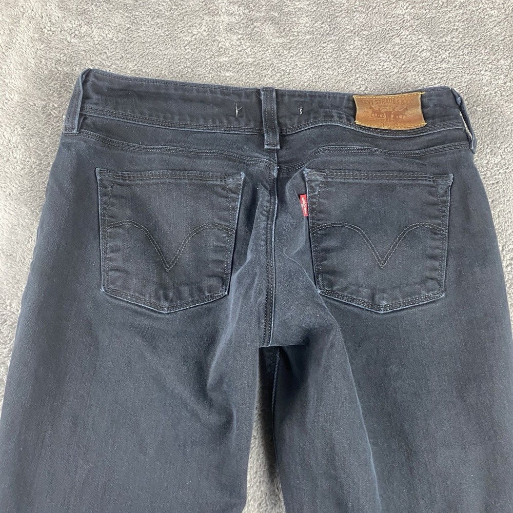 Levi's 571 Slim Fit Jeans Womens 29x27.5 Black Low‎ rise - Picture 16 of 16
